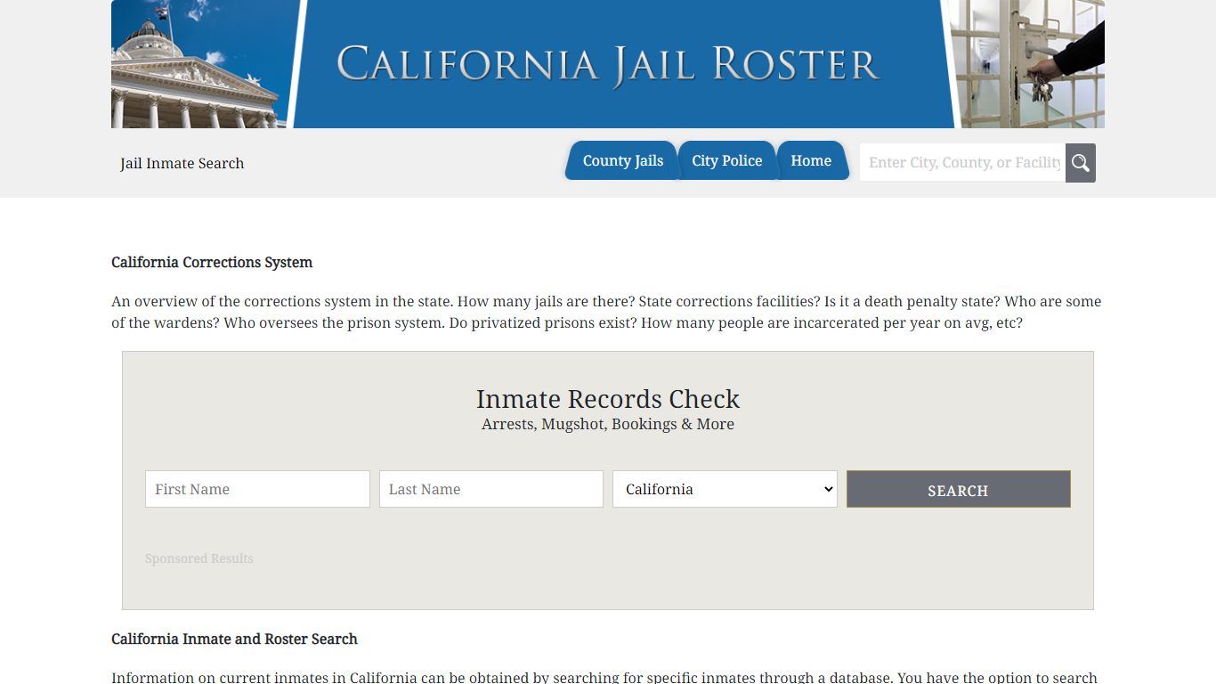 Contra Costa County Jail | Jail Roster Search